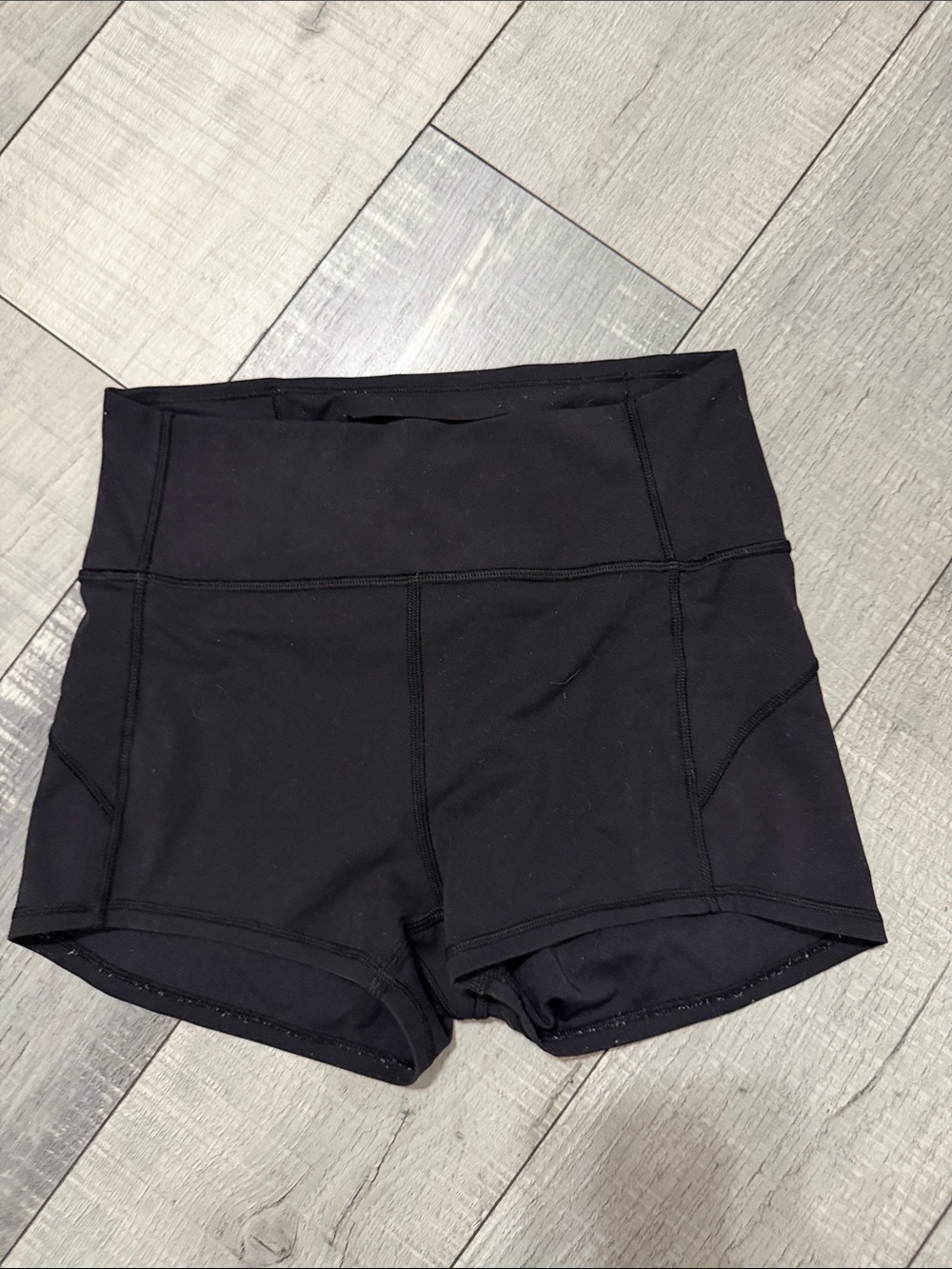 lululemon athletica Black High-Rise Bike Shorts